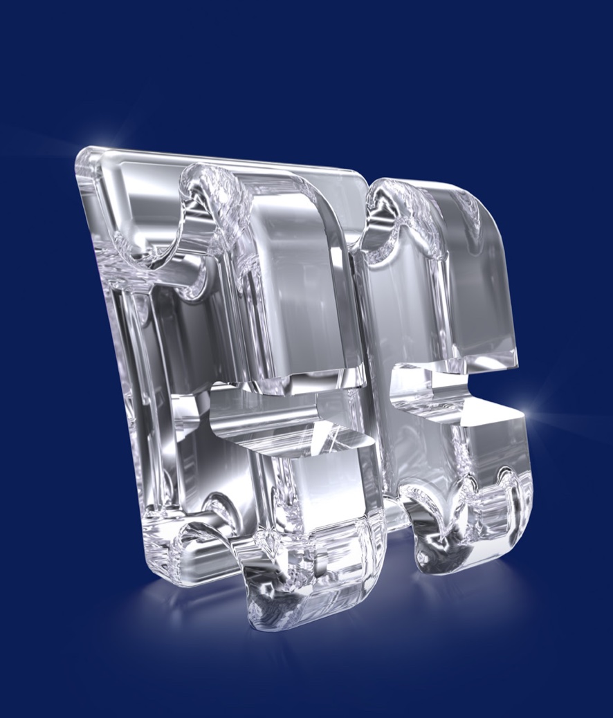 Radiance Plus Clear Sapphire Brackets